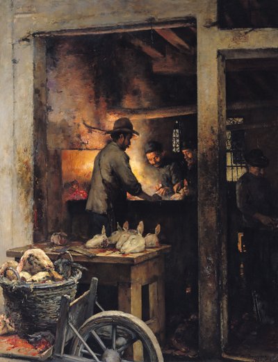 The Tripe Butchers of the Calle de la Madone, Venice by Maurice Bompard